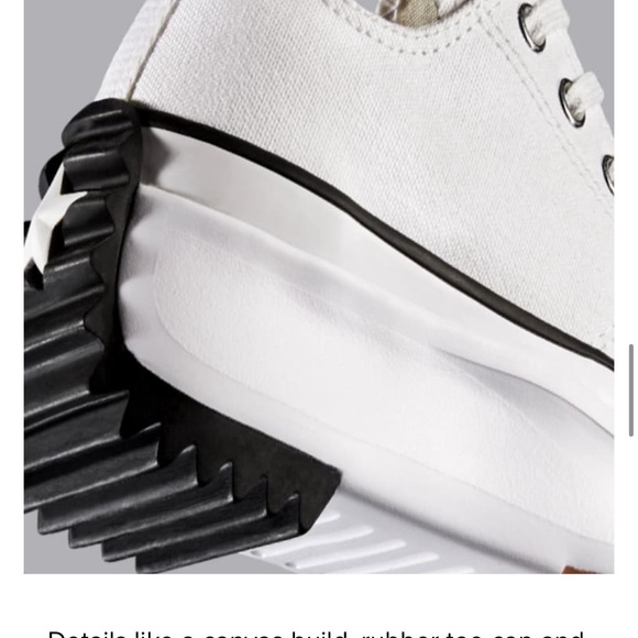 CONVERSE Run Star Hike Platform Converse Sneakers Size 6.5 - Picture 6 of 16